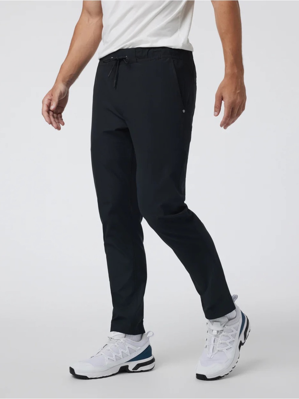 Vuori Meta Elastic Waist Black Pants size XL